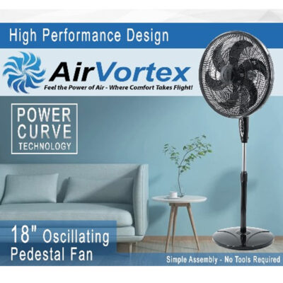 AIR VORTEX 18″ STANDING FAN AIR VORTEX 18″ STANDING FAN