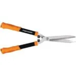 HEDGE SHEARS, STEEL CLIPPERS W/NON-SLIP HANDLES 8″