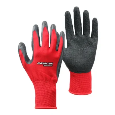GLOVE LATEX PALM XL MAXGLOVE