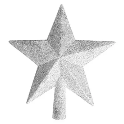 TREE TOPPER SILVER 8″
