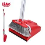 DUST PAN & BROOM SET W/30″ METAL HANDLE