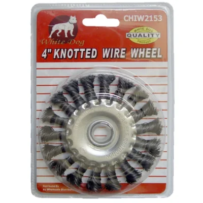 WIRE WHEEL 4″X5/8 KNOTTED