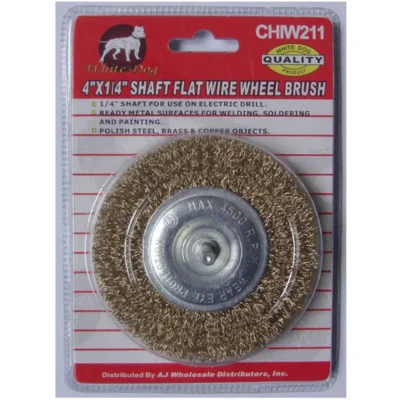 WIRE WHEEL 4′ X 1/4′ SHAFT
